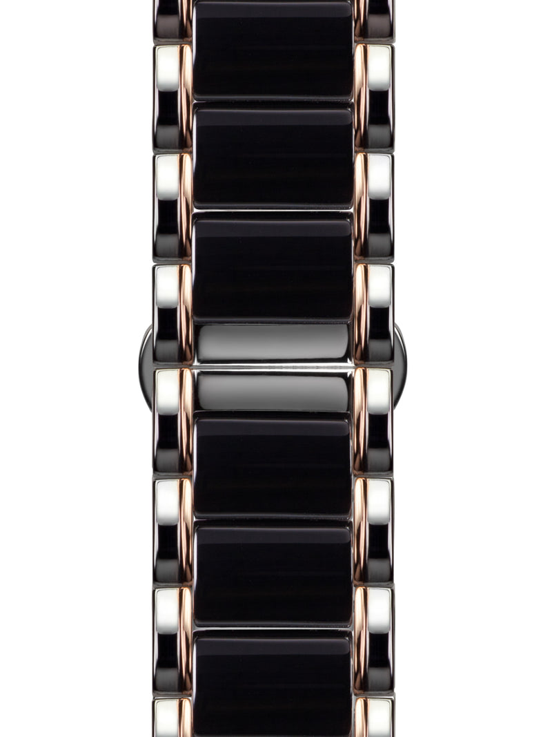 bracelet Uhren — Edelstahl-Keramikband La Magnifique — Band — schwarz roségold silber