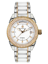 bracelet Uhren — Edelstahl-Keramikband La Magnifique — Band — weiss gold silber