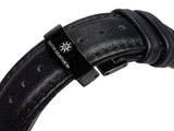bracelet Uhren — Lederband Executive — Band — schwarz schwarz