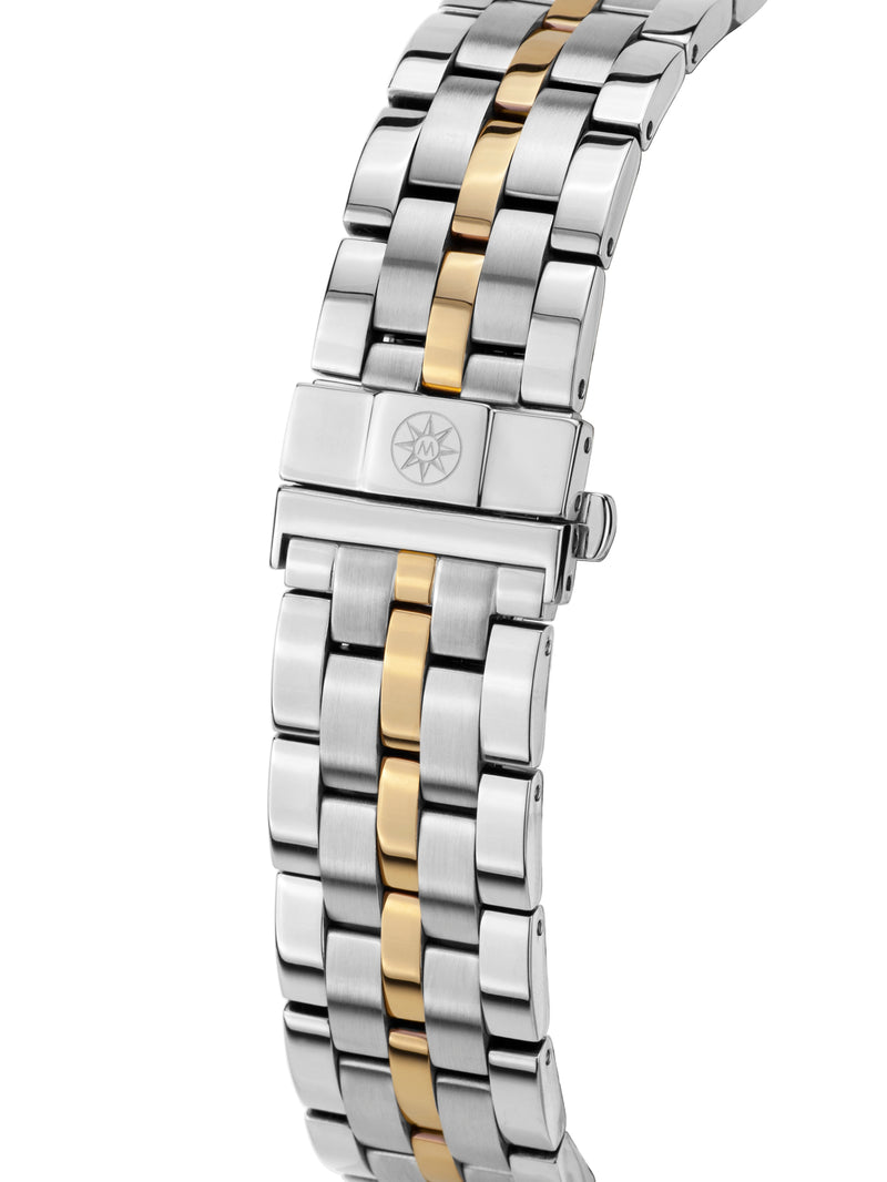 bracelet Uhren — Stahlband Elégance de Suisse — Band — bicolor silber gold