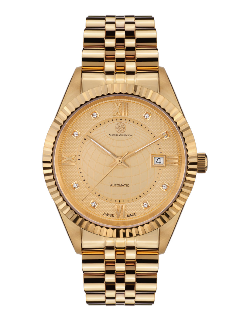 bracelet Uhren — Stahlband Beauté de Suisse — Band — gold