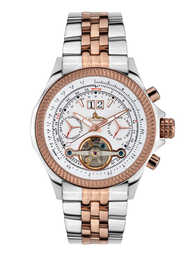 bracelet Uhren — Stahlband Torero — Band — bicolor roségold silber