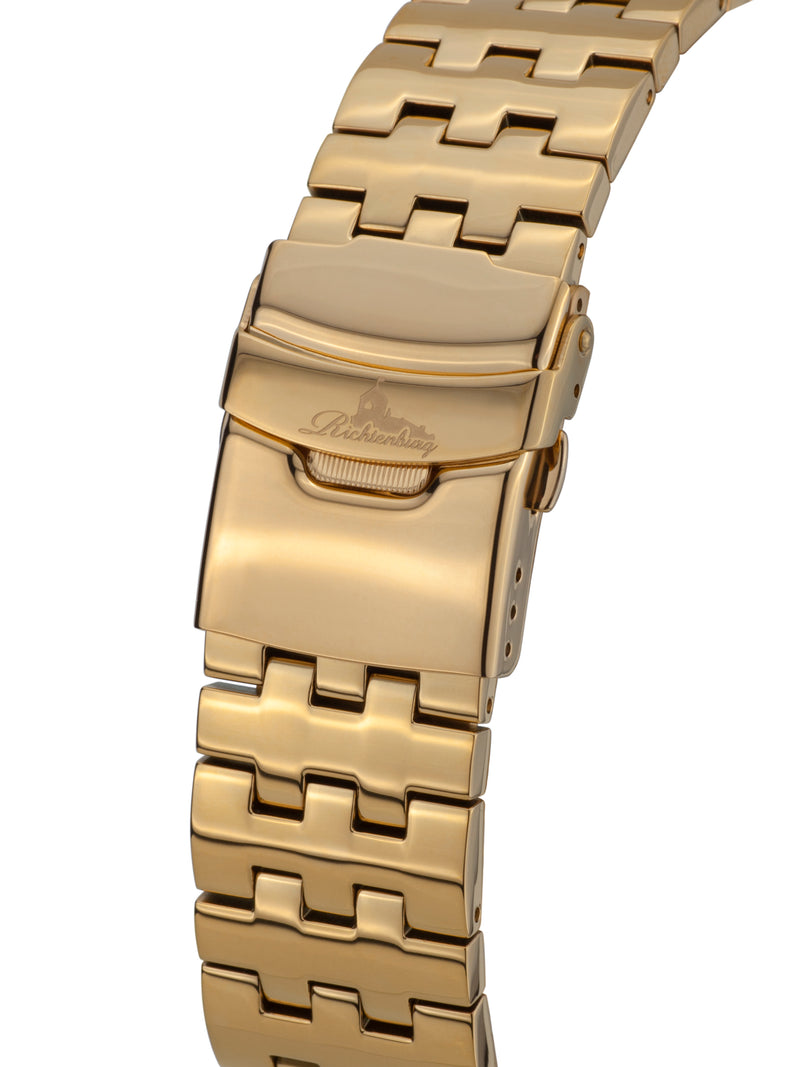 bracelet Uhren — Stahlband Stahlfighter — Band — gold