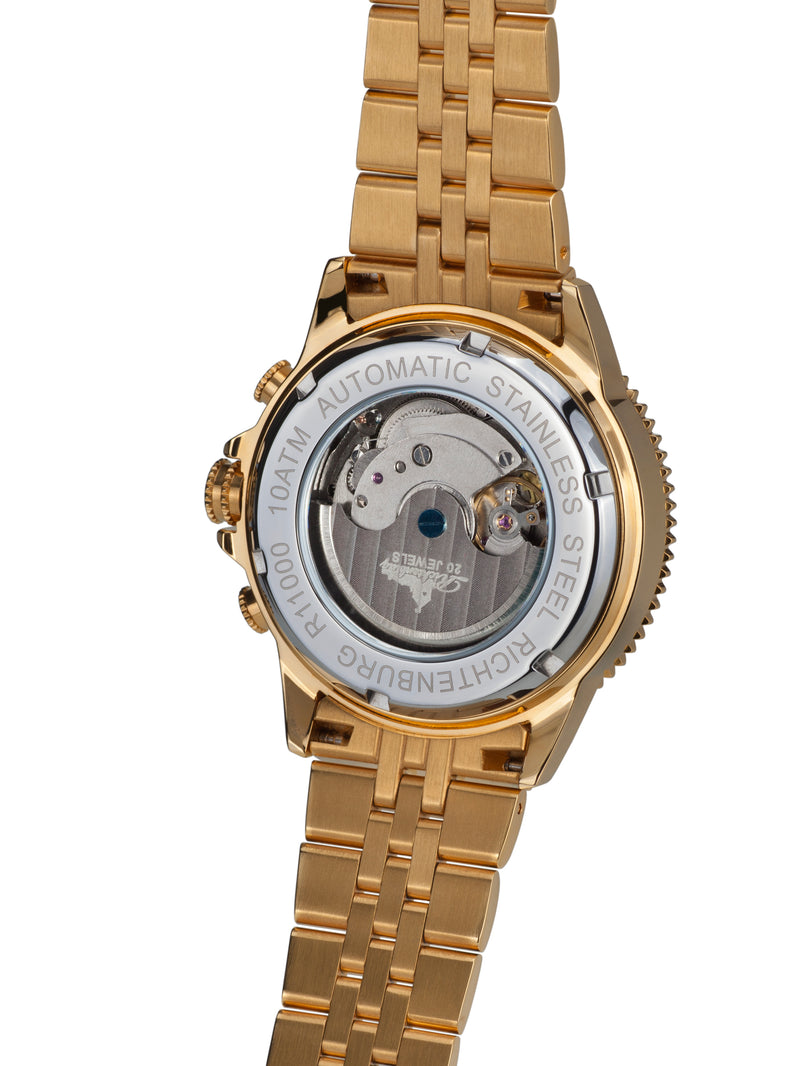 Automatik Uhren — Cassiopeia — Richtenburg — Gold IP Perlmutt