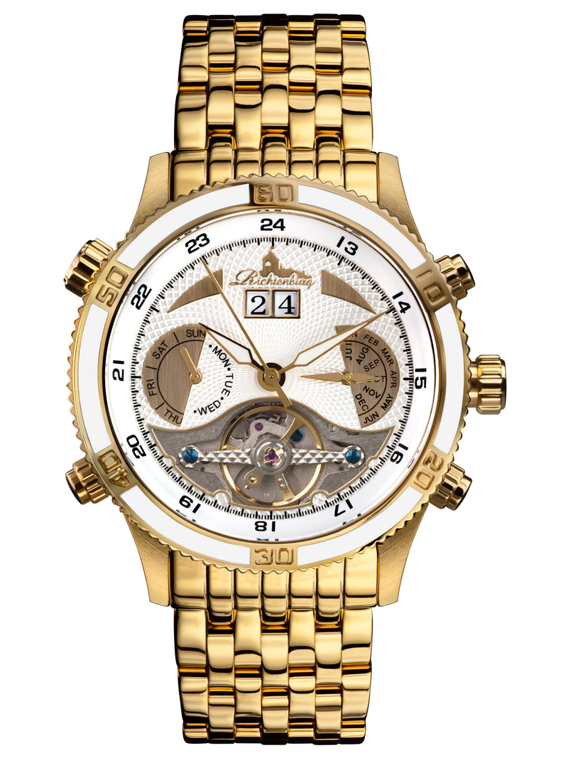 bracelet Uhren — Stahlband Kaiman — Band — gold