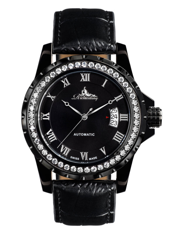 bracelet Uhren — Lederband Clasica — Band — schwarz schwarz