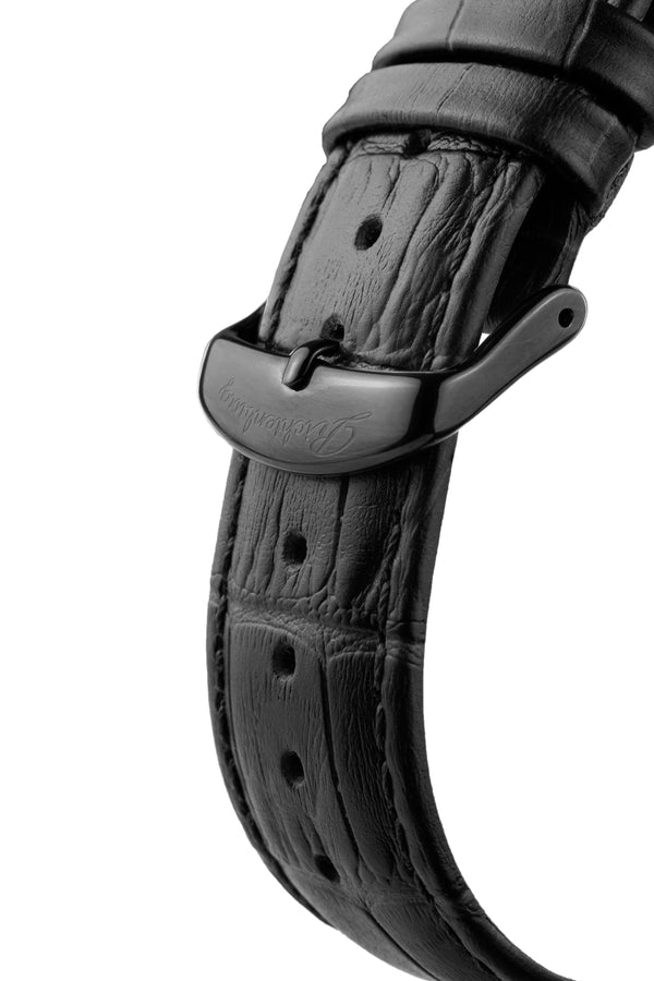 bracelet Uhren — Lederband Threeway — Band — schwarz schwarz