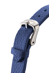 bracelet Uhren — Lederband Vivana — Band — blau silber