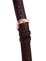 bracelet Uhren — Lederband Gesa — Band — braun roségold