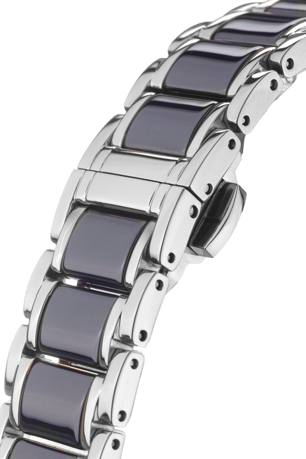 bracelet Uhren — Edelstahl-Keramikband Belana — Band — schwarz silber